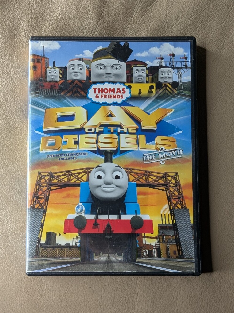 Thomas & Friends 'Day of the Diesels' Movie DVD - Blue, Red, Black